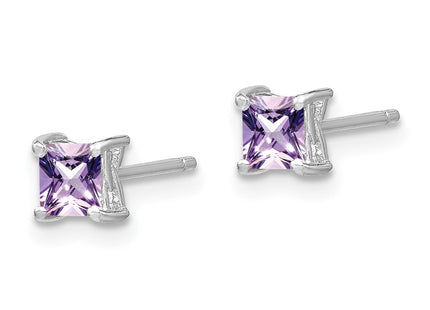 Sterling Silver Earrings Style QBE28JUN - Classique Jewelry Inc.
