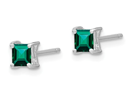 Sterling Silver Earrings Style QBE28MAY - Classique Jewelry Inc.