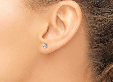 Sterling Silver Earrings Style QBE29APR - Classique Jewelry Inc.