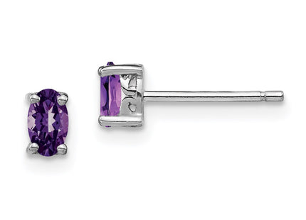 Sterling Silver Earrings Style QBE29FEB - Classique Jewelry Inc.