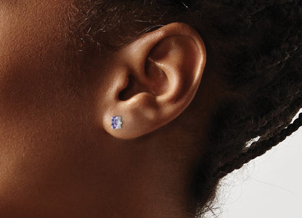 Sterling Silver Earrings Style QBE29JUN - Classique Jewelry Inc.