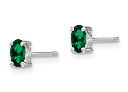 Sterling Silver Earrings Style QBE29MAY - Classique Jewelry Inc.