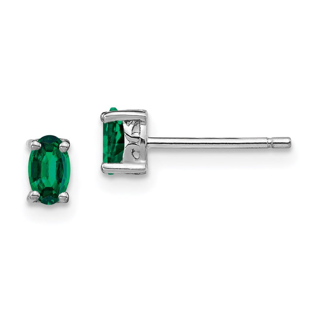 Sterling Silver Earrings Style QBE29MAY - Classique Jewelry Inc.
