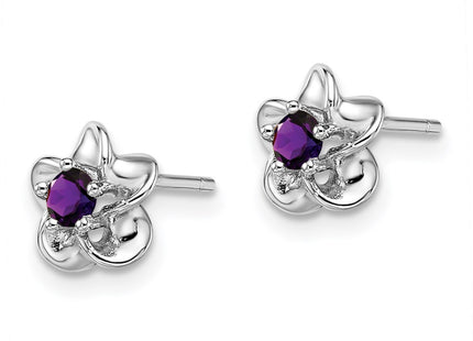 Sterling Silver Earrings Style QBE30AM - Classique Jewelry Inc.