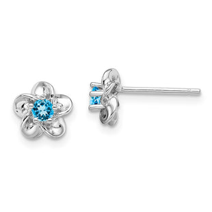 Sterling Silver Earrings Style QBE30BT - Classique Jewelry Inc.