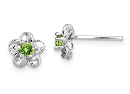 Sterling Silver Earrings Style QBE30PE - Classique Jewelry Inc.