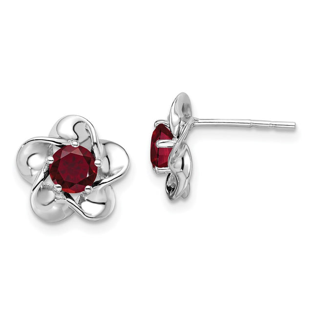 Sterling Silver Earrings Style QBE31JUL - Classique Jewelry Inc.