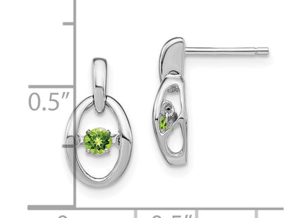 Sterling Silver Earrings Style QBE32AUG - Classique Jewelry Inc.