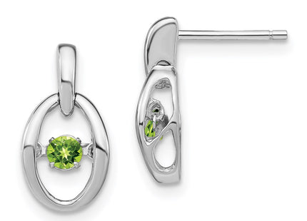 Sterling Silver Earrings Style QBE32AUG - Classique Jewelry Inc.