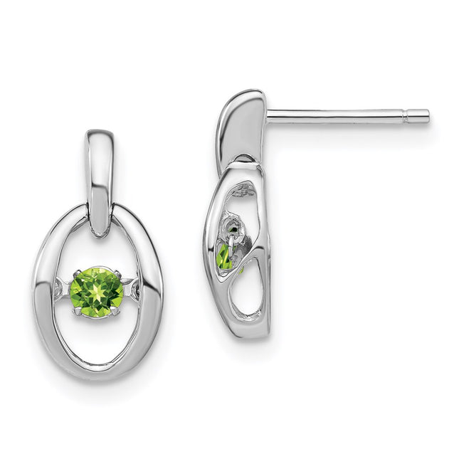 Sterling Silver Earrings Style QBE32AUG - Classique Jewelry Inc.