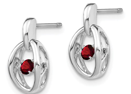 Sterling Silver Earrings Style QBE32JAN - Classique Jewelry Inc.