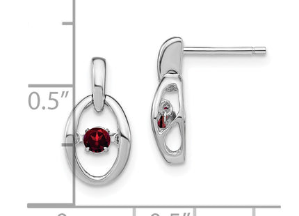 Sterling Silver Earrings Style QBE32JAN - Classique Jewelry Inc.