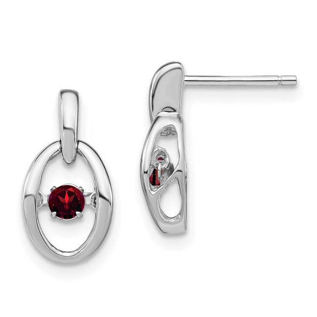 Sterling Silver Earrings Style QBE32JAN - Classique Jewelry Inc.