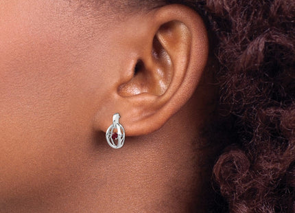 Sterling Silver Earrings Style QBE32JUL - Classique Jewelry Inc.