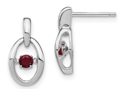 Sterling Silver Earrings Style QBE32JUL - Classique Jewelry Inc.