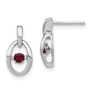 Sterling Silver Earrings Style QBE32JUL - Classique Jewelry Inc.