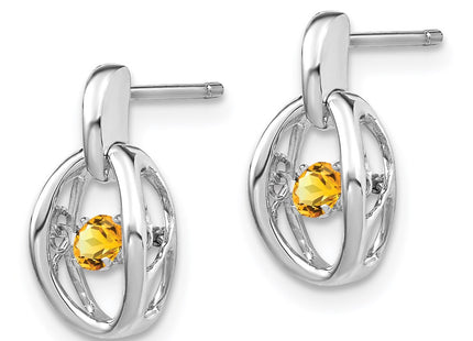 Sterling Silver Earrings Style QBE32NOV - Classique Jewelry Inc.