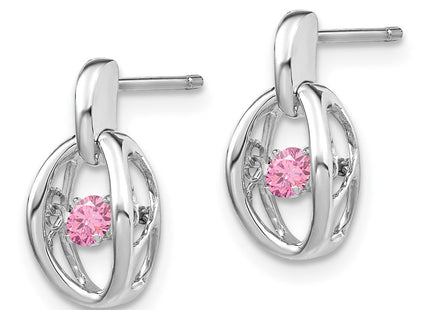 Sterling Silver Earrings Style QBE32OCT - Classique Jewelry Inc.