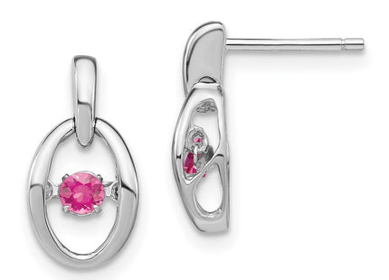Sterling Silver Earrings Style QBE32OCT - Classique Jewelry Inc.