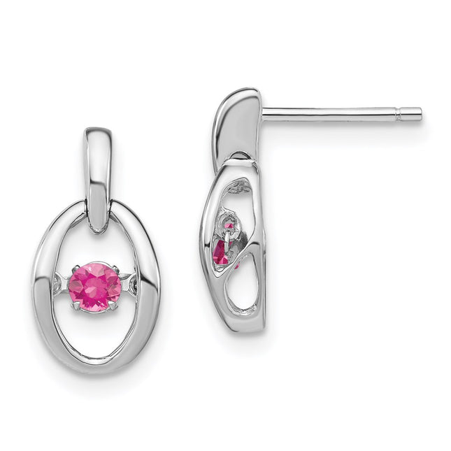 Sterling Silver Earrings Style QBE32OCT - Classique Jewelry Inc.