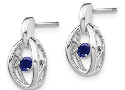 Sterling Silver Earrings Style QBE32SEP - Classique Jewelry Inc.