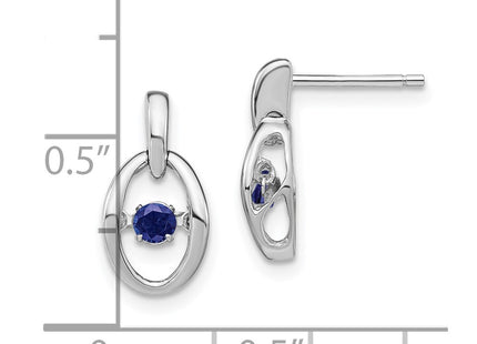 Sterling Silver Earrings Style QBE32SEP - Classique Jewelry Inc.