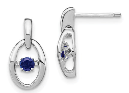 Sterling Silver Earrings Style QBE32SEP - Classique Jewelry Inc.