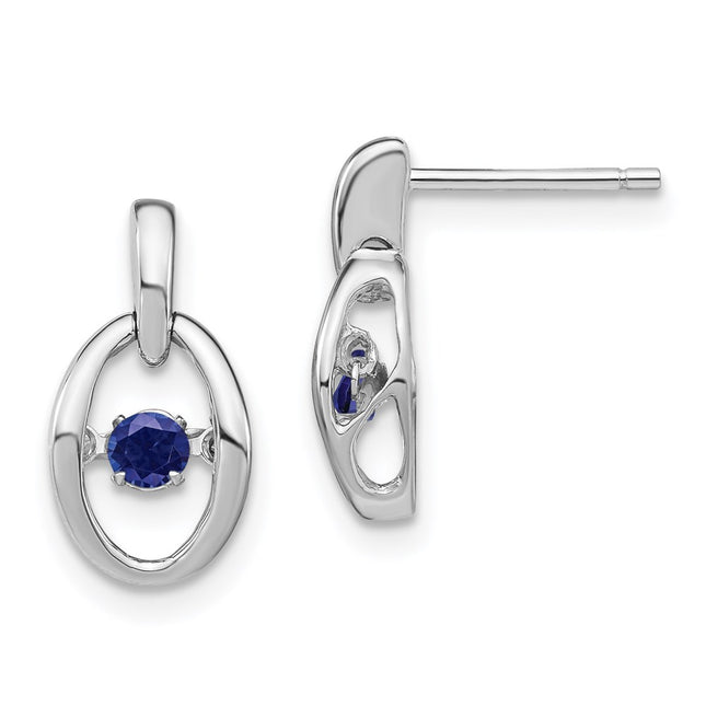 Sterling Silver Earrings Style QBE32SEP - Classique Jewelry Inc.