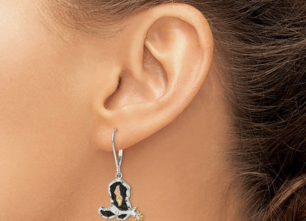 Sterling Silver Earrings Style QBH108 - Classique Jewelry Inc.