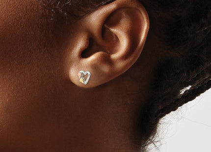 Sterling Silver Earrings Style QBH131 - Classique Jewelry Inc.