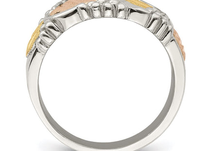 Sterling silver ring, alternate view