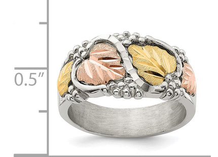 Sterling silver ring, further view