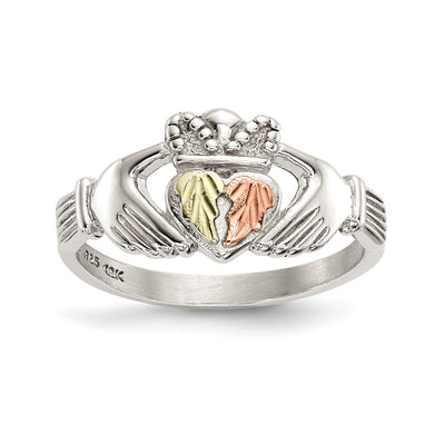 Sterling silver claddagh ring