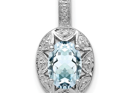 Sterling Silver Pendants Style QBPD10MAR - Classique Jewelry Inc.