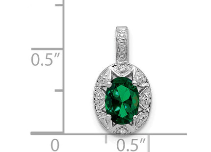 Sterling Silver Pendants Style QBPD10MAY - Classique Jewelry Inc.