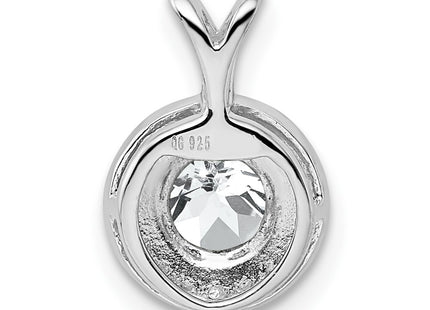 Sterling Silver Pendants Style QBPD11APR - Classique Jewelry Inc.