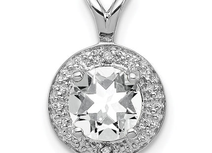 Sterling Silver Pendants Style QBPD11APR - Classique Jewelry Inc.