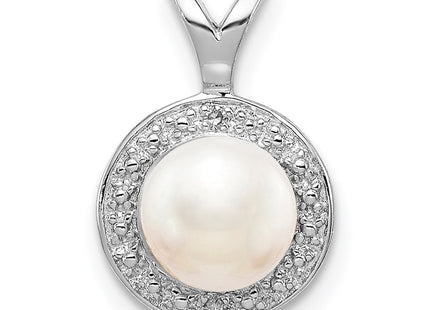 Sterling silver pearl pendant