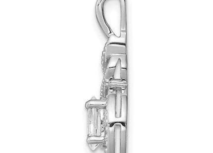 Sterling Silver Pendants Style QBPD18APR - Classique Jewelry Inc.