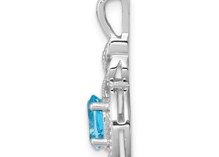 Sterling Silver Pendants Style QBPD18DEC - Classique Jewelry Inc.