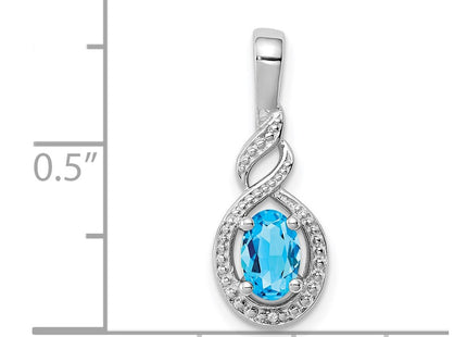Sterling Silver Pendants Style QBPD18DEC - Classique Jewelry Inc.