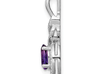 Sterling Silver Pendants Style QBPD18FEB - Classique Jewelry Inc.