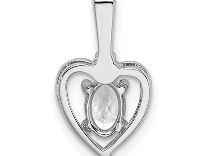 Sterling silver topaz pendant, further view