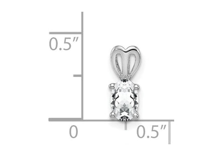 Sterling Silver Pendants Style QBPD20APR - Classique Jewelry Inc.