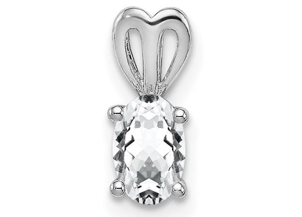 Sterling Silver Pendants Style QBPD20APR - Classique Jewelry Inc.