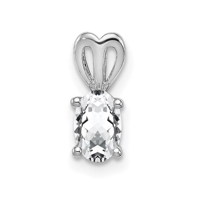 Sterling silver topaz pendant