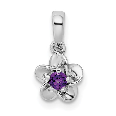 Sterling silver amethyst pendant