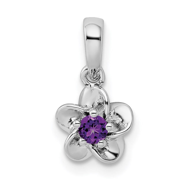 Sterling silver amethyst pendant