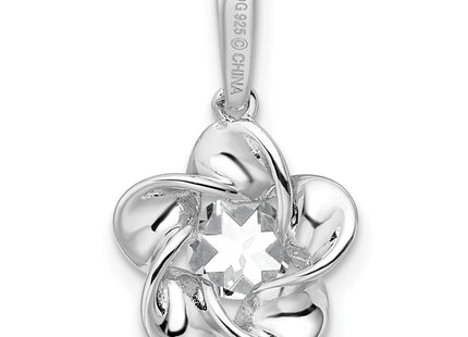 Sterling Silver Pendants Style QBPD31APR - Classique Jewelry Inc.
