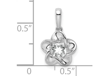 Sterling Silver Pendants Style QBPD31APR - Classique Jewelry Inc.